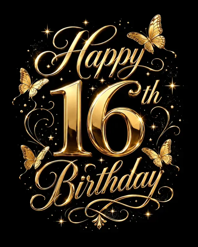Premium Birthday Typographies