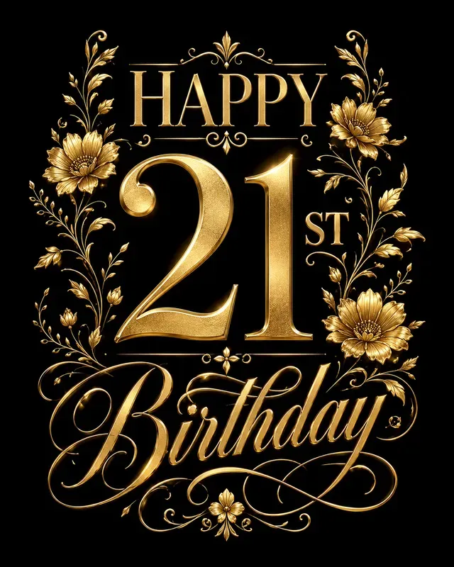 Premium Birthday Typographies