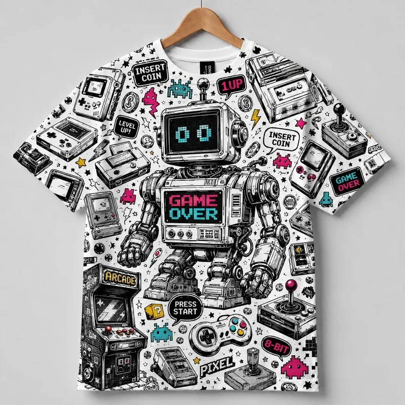 All Over Doodle Tshirt Makers