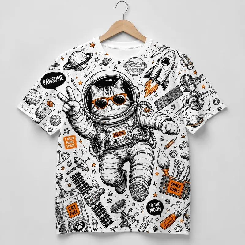 All Over Doodle Tshirt Makers