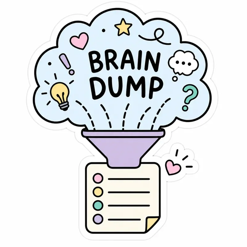 Visual Adhd Productivity Stickers