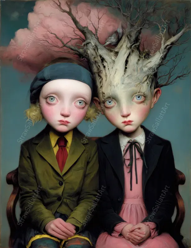 Melancholic Surreal Character Posters