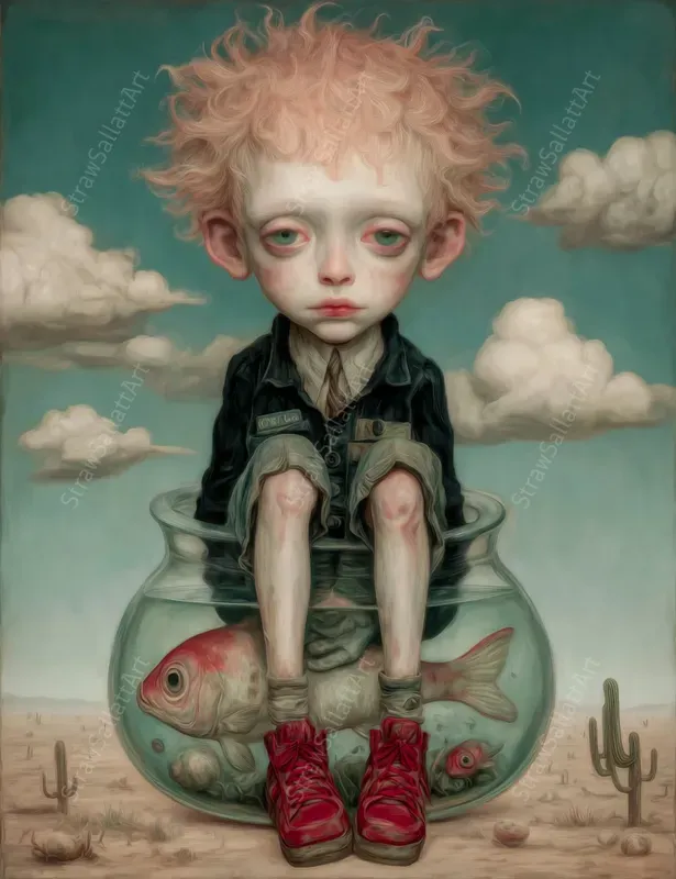 Melancholic Surreal Character Posters