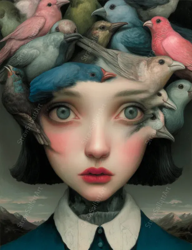 Melancholic Surreal Character Posters