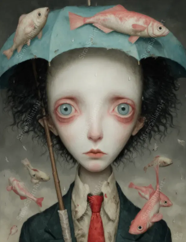 Melancholic Surreal Character Posters