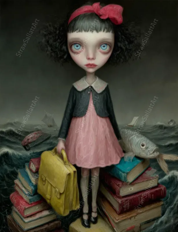 Melancholic Surreal Character Posters