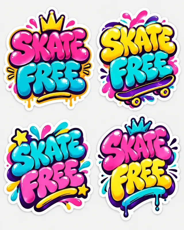 Custom Graffiti Sticker Packs