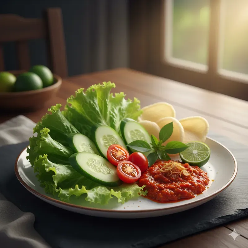 Indonesian Lalapan Stock Photos