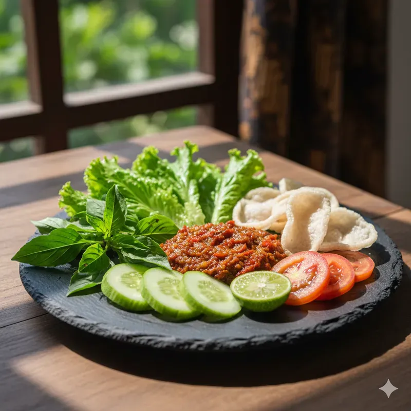 Indonesian Lalapan Stock Photos