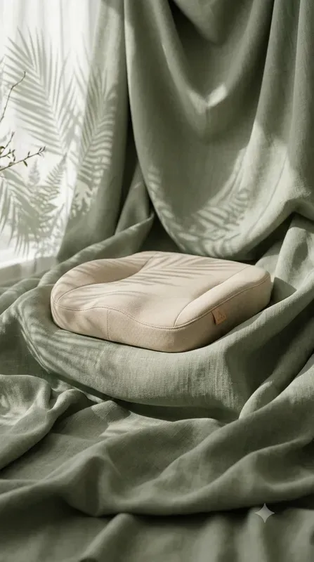 Linen Drape Leaf Shadow Stages