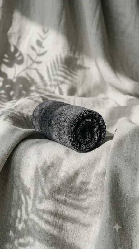 Linen Drape Leaf Shadow Stages
