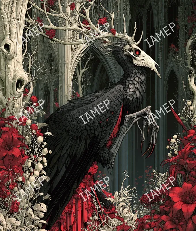 Dark Romantic Gothic Illustrations