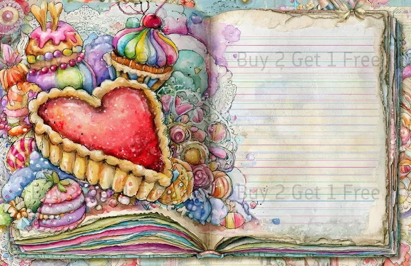 Alice In Candy Wonderland Double Pages