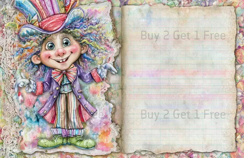 Alice In Candy Wonderland Double Pages