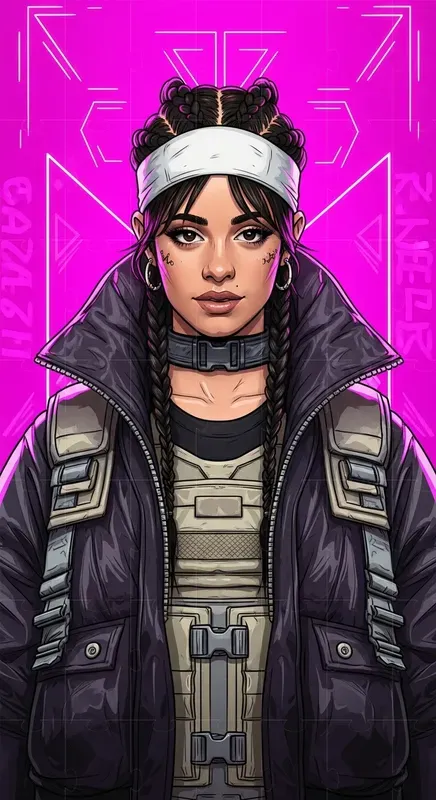 Neon Street Soldiers Braided Warriors