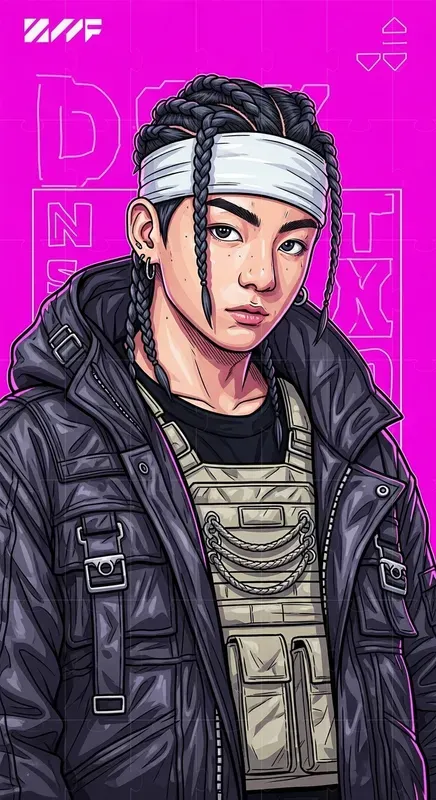 Neon Street Soldiers Braided Warriors