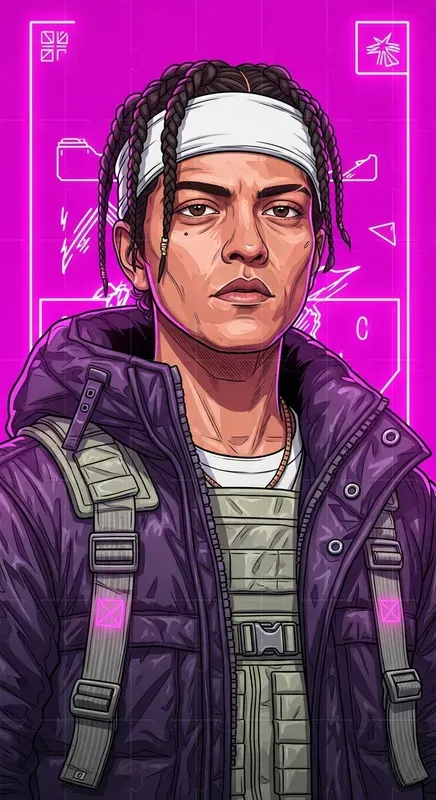 Neon Street Soldiers Braided Warriors