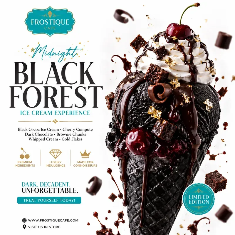Luxury Ice Cream Promo Poster Packs
