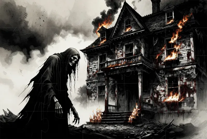 Dark Gothic Horror Illustrations