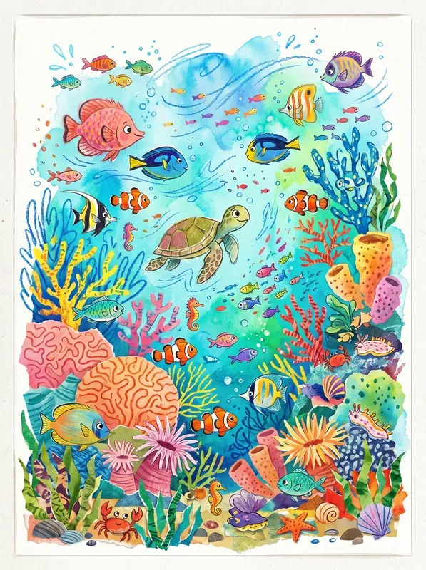 Crayon World Mix Media