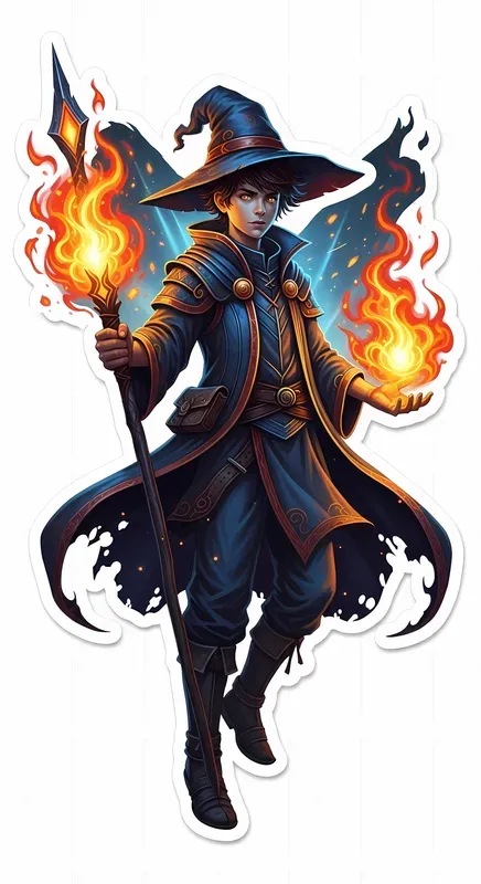 Flameborn Essence Stickers