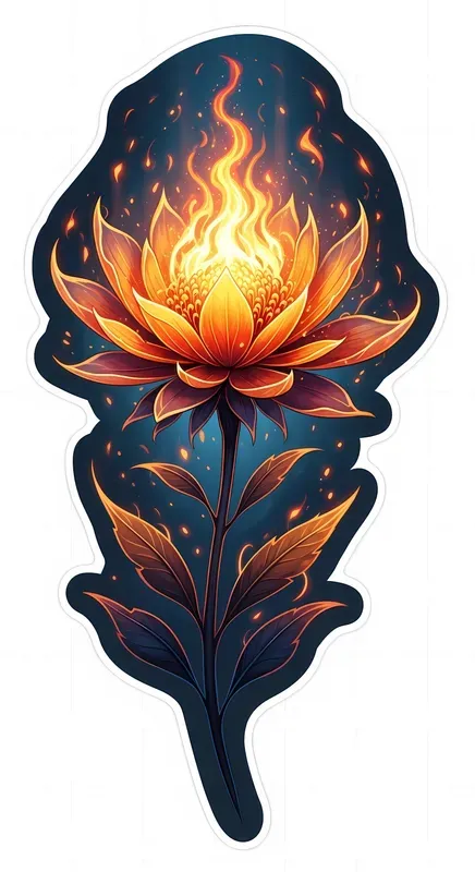 Flameborn Essence Stickers