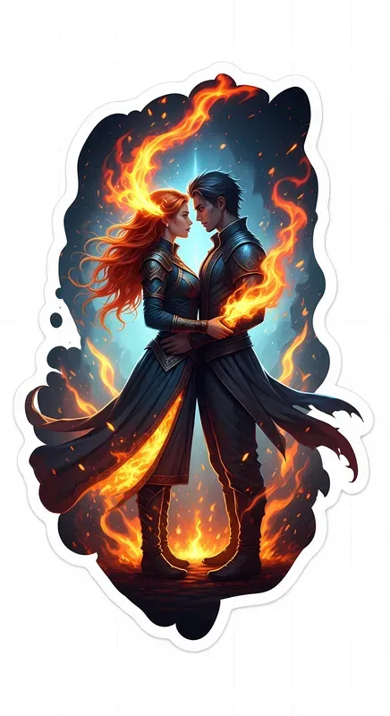Flameborn Essence Stickers