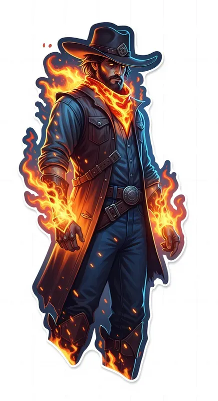 Flameborn Essence Stickers