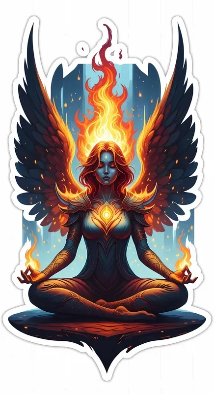 Flameborn Essence Stickers