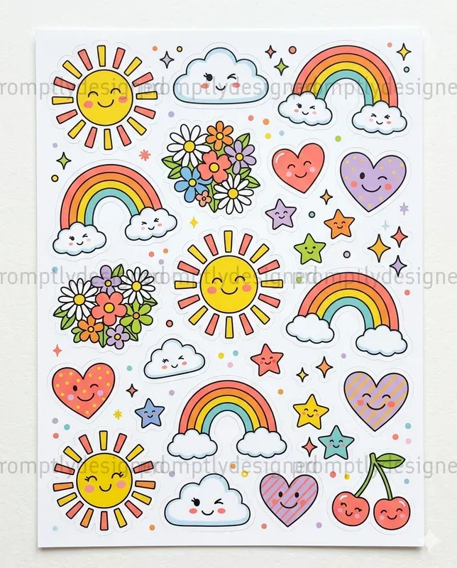 Retro Pop Stickers
