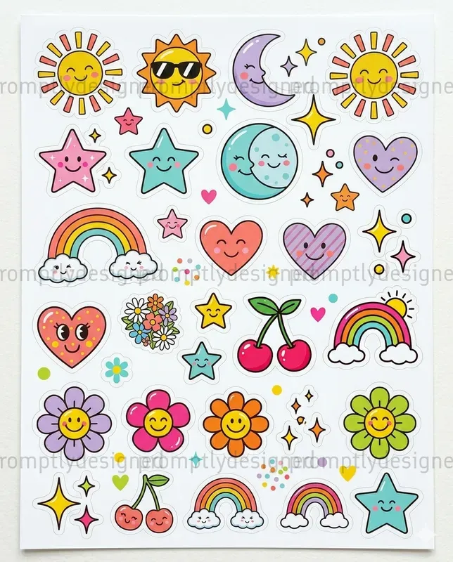 Retro Pop Stickers