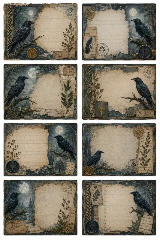 Celtic Forest Journal Cards