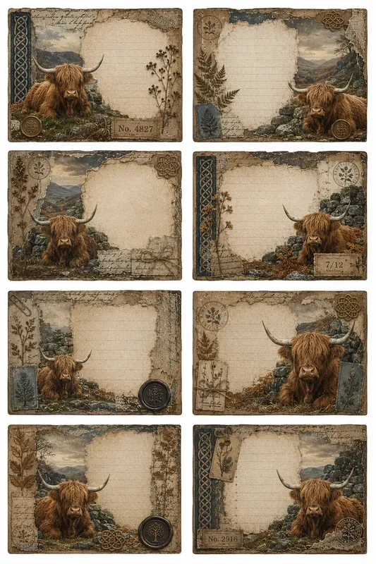 Celtic Forest Journal Cards