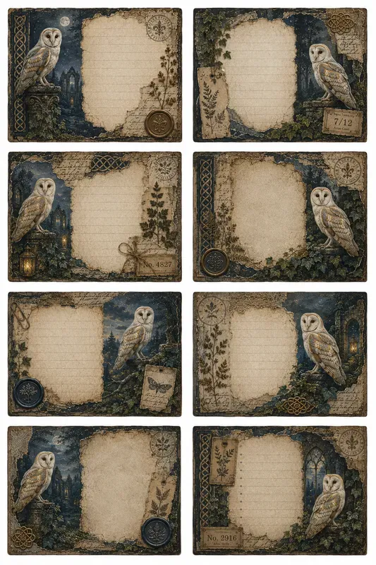 Celtic Forest Journal Cards