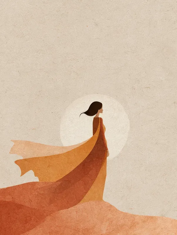 Warm Neutral Minimal Poster Style
