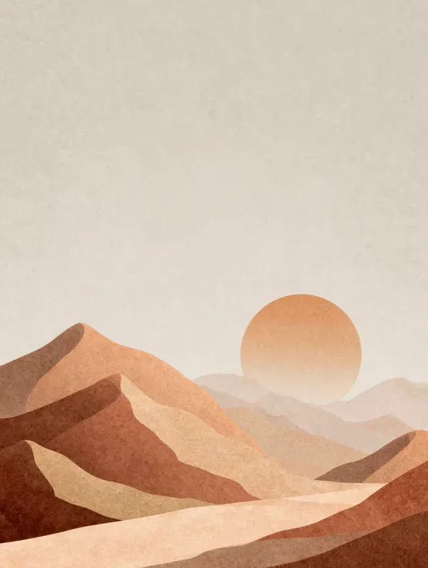 Warm Neutral Minimal Poster Style