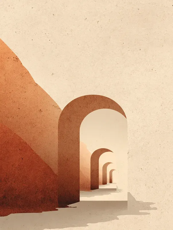 Warm Neutral Minimal Poster Style