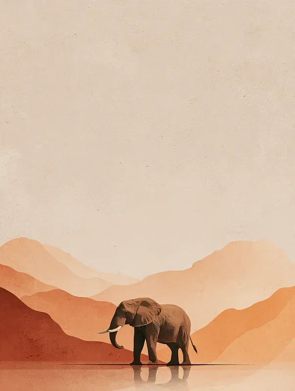 Warm Neutral Minimal Poster Style