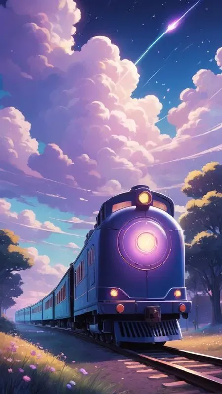 Makoto Shinkai Dreamy Cosmic Anime Art