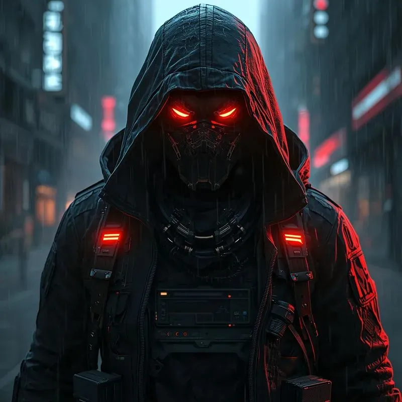 Cinematic Cyberpunk Techwear