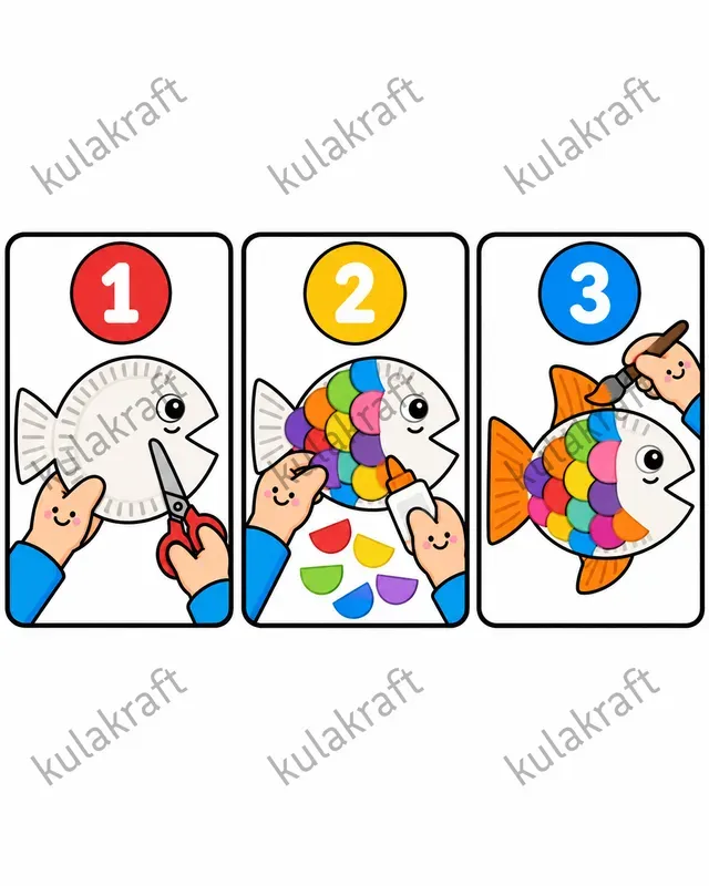 Three Step Kids Craft Cliparts