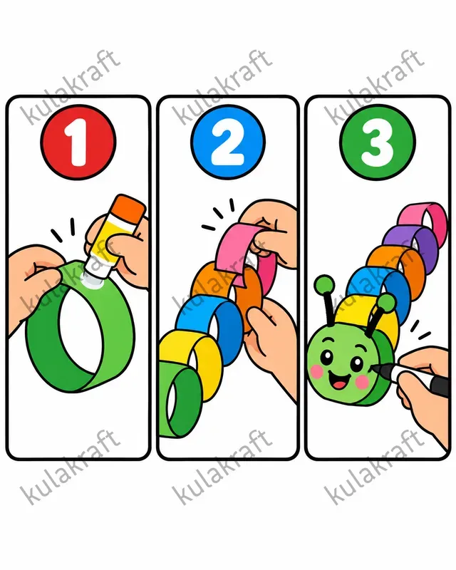 Three Step Kids Craft Cliparts