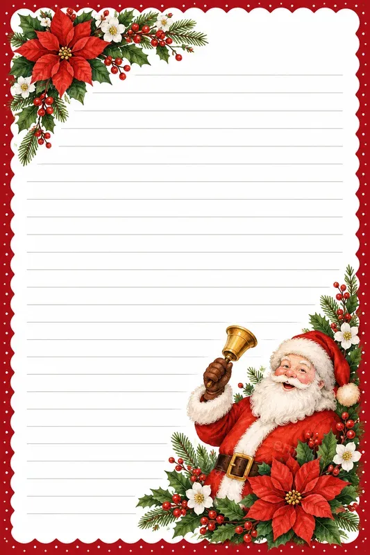 Clean Christmas Writing Papers