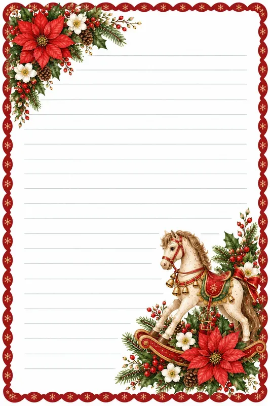 Clean Christmas Writing Papers