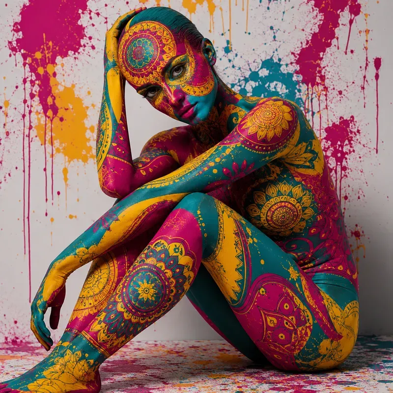 Avantgarde Body Art Portraits