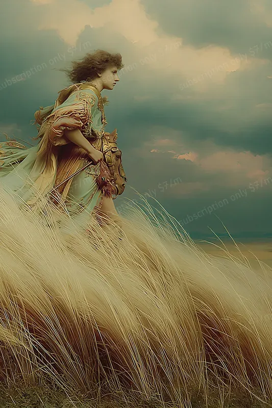 Cinematic Medieval Oil Painting Scenes