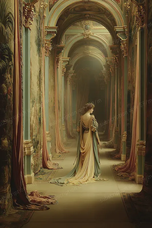 Cinematic Medieval Oil Painting Scenes