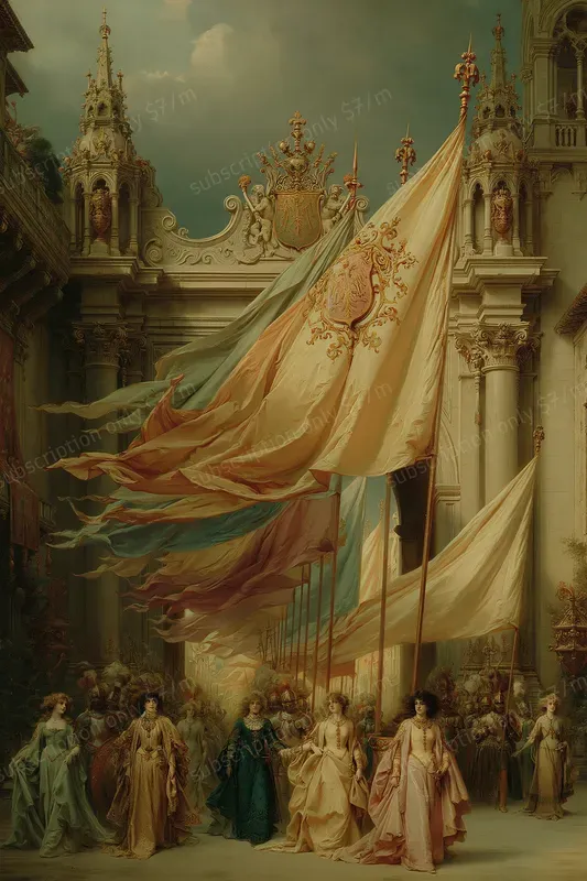 Cinematic Medieval Oil Painting Scenes