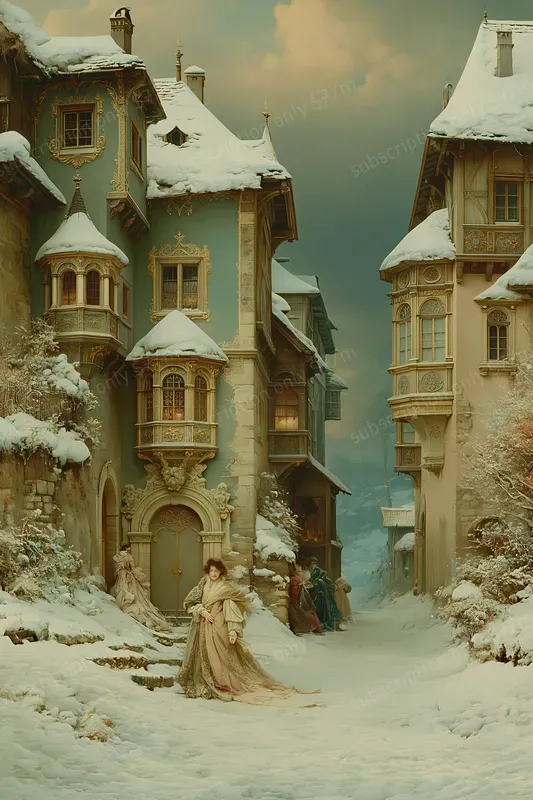 Cinematic Medieval Oil Painting Scenes