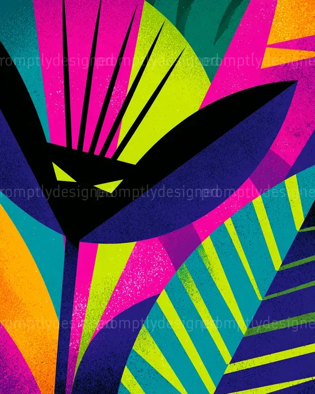Retro Exotic Flower Designs